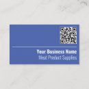 Search for meat business cards Qr code