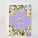Search for sunflower bridal invitations Floral