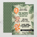 Search for monkey 2nd birthday invitations Second