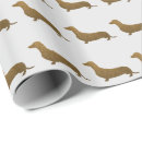 Search for weiner dog wrapping paper Hotdog