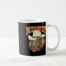 Search for funny cowboy mugs Meow