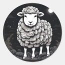 Search for white sheep stickers Fluffy