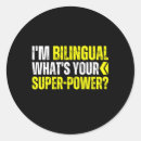 Search for bilingual stickers Language learning