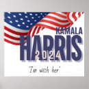 Search for candidate posters Harris for president