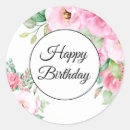 Search for floral birthday card stickers Flowers