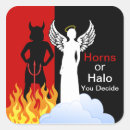 Search for angel devil stickers Halo