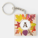 Search for fall leaves key rings Colourful