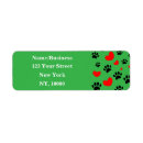 Search for cartoon dog return address labels Puppy