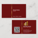 Search for luxury real estate business cards Property manager