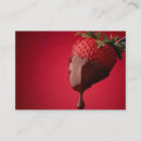 Search for chocolate strawberries business cards Strawberry