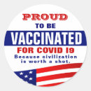 Search for vaccine shot stickers Covid 19 vaccination