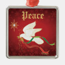 Search for white dove christmas tree decorations Peace