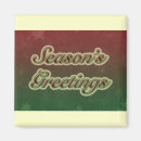 Search for seasons greetings magnets Red