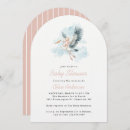 Search for stork baby girl shower invitations Watercolor