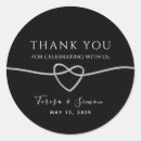 Search for silver thank you wedding stickers Modern