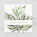 Search for gold and sage business cards Modern