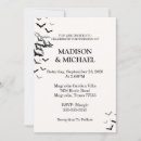Search for gothic halloween wedding invitations Fall