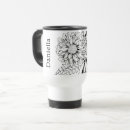 Search for line drawing drawings travel mugs Floral