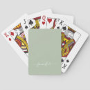 Search for monogrammed playing cards Typography