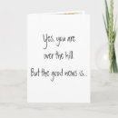 Search for over the hill birthday cards Adult