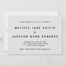 Search for stone wedding invitations Typography