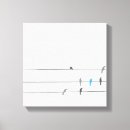 Search for blue sky canvas prints White