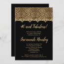 Search for animal 40th birthday invitations Elegant