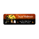 Search for haunted house return address labels Cute
