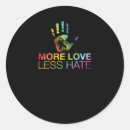 Search for love and hate stickers President
