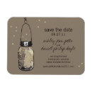 Search for fireflies save the dates Rustic