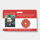 Search for firefighter id badges Bar code