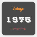 Search for vintage year stickers Retro
