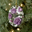 Search for purple oval christmas tree decorations Roses