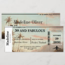 Search for seller 4x9 birthday invitations Boarding pass