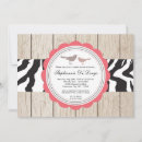 Search for zebra bridal shower invitations Pattern