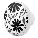 Search for black white flower and knobs and pulls Flowers
