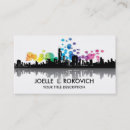 Search for city skyline business cards Modern