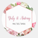 Search for set wedding stickers Floral