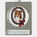 Search for sheltie christmas tree decorations Dogs