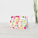 Search for 2nd birthday thank you cards Two tti frutti