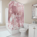 Search for glitter shower curtains Calligraphy