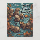 Search for otters in love cards Water