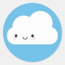 Search for happy clouds stickers Cute