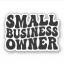 Search for entrepreneurs stickers Small business owner