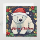 Search for white polar bear cards Winter