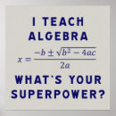 Search for algebra posters Quadratic