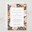 Search for grey and orange wedding invitations Floral