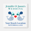 Search for cute wedding magnets Blue