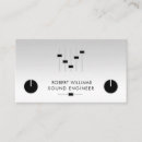 Search for sound engineer business cards Professional
