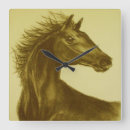 Search for beautiful horse clocks Equine